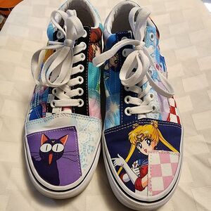 Vans X Pretty Guardian Sailor Moon Old Skool Patchwork, size 9.5